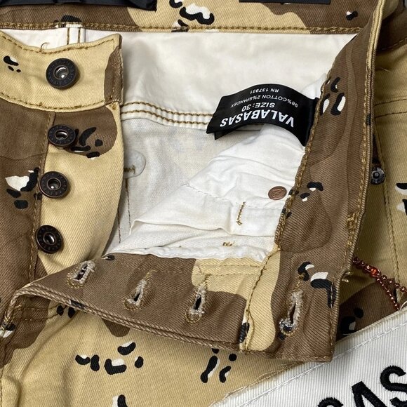 Valabasas Men's Mr. Extendo Super Stacked Flare Jeans Sandstorm Camo Size 30 | S - Picture 9 of 12